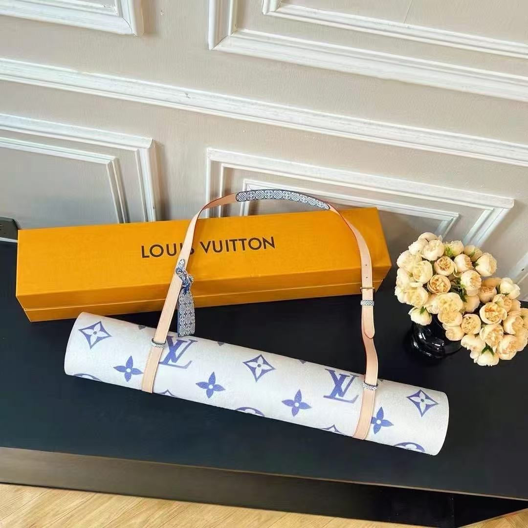 CUSTOM LV YOGA MAT (BLUE)