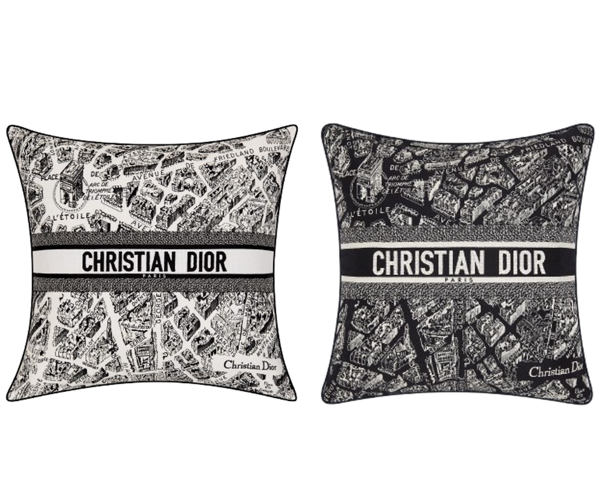 CHRISTIAN PLAN DE PARIS PILLOW