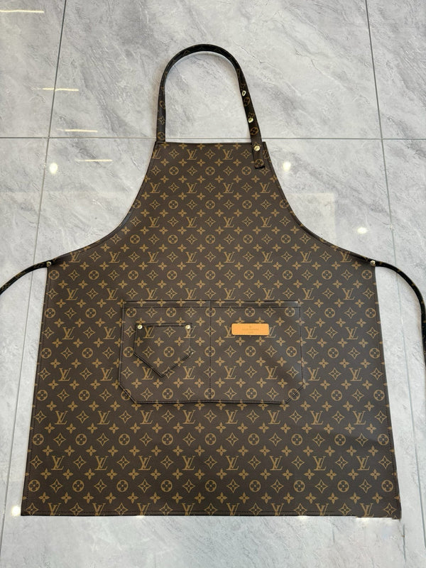 CUSTOM LV LEATHER APRON