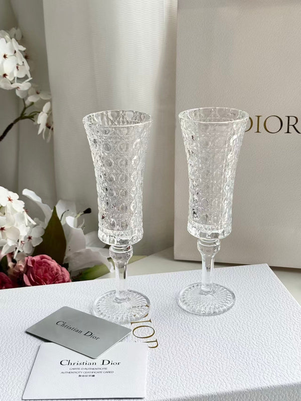 CHRISTIAN CHAMPAGNE GLASS SET