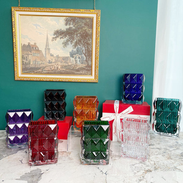 BACCARAT LOUXOR RECTANGLE FLOWER VASE