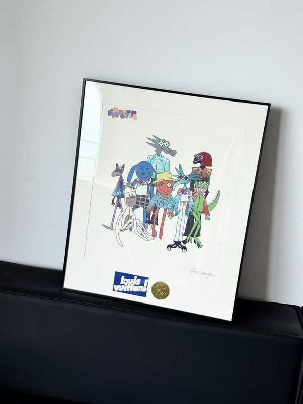 CUSTOM LV WALL FRAME