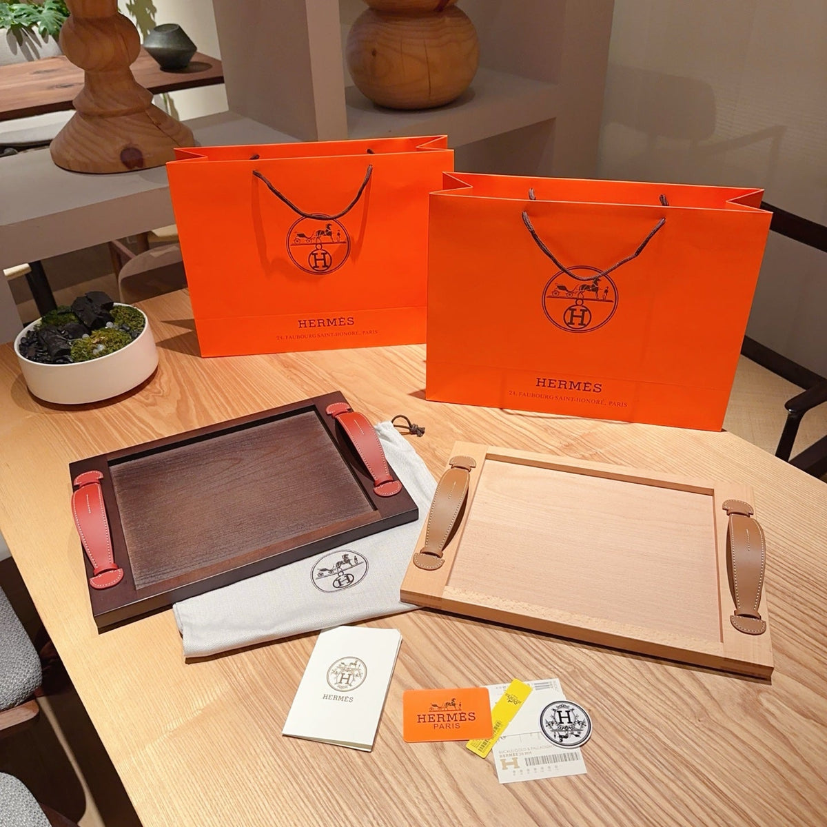 HERMES SERVING TRAY