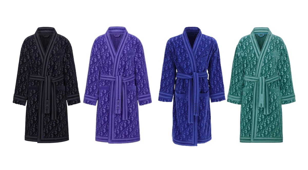 CHRISTIAN OBLIQUE BATHROBE