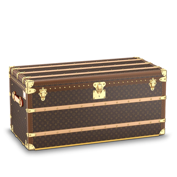 CUSTOM LV BROWN TRUNK