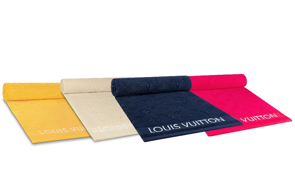 CUSTOM LV BEACH TOWEL