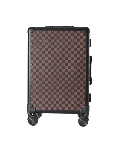 CUSTOM BROWN DAMIER CABIN 37L ZIPLESS SUITCASE