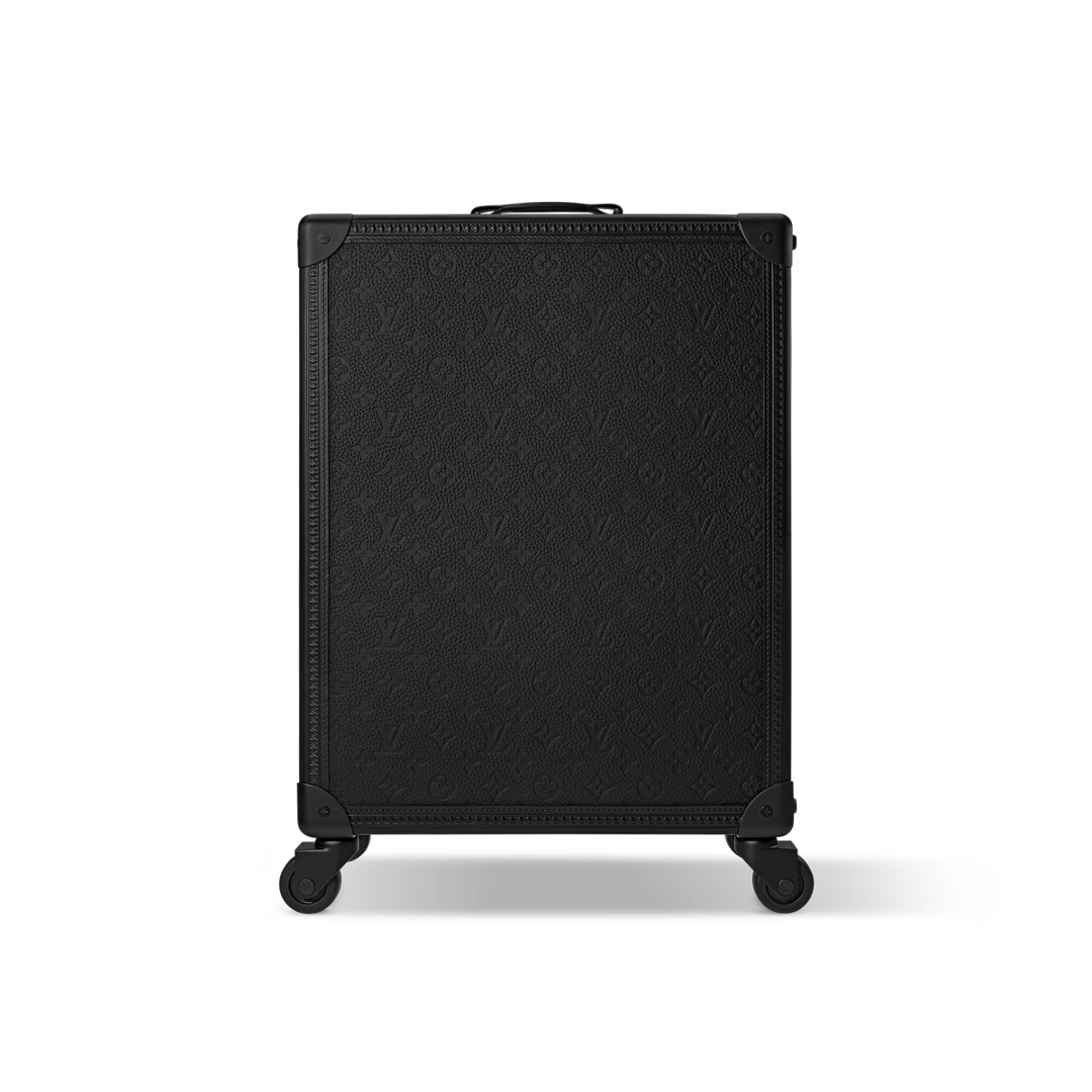 CUSTOM MONOGRAM ROLLING TRUNK (ULTRA BLACK)