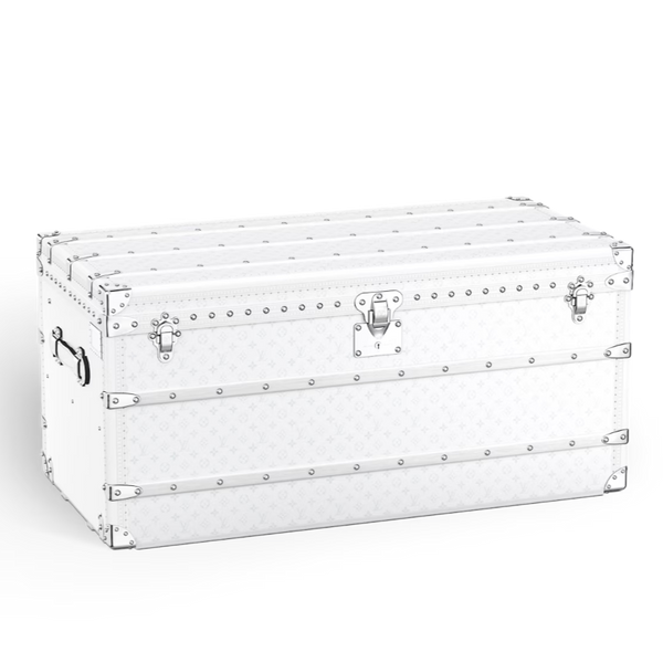 CUSTOM LV WHITE TRUNK