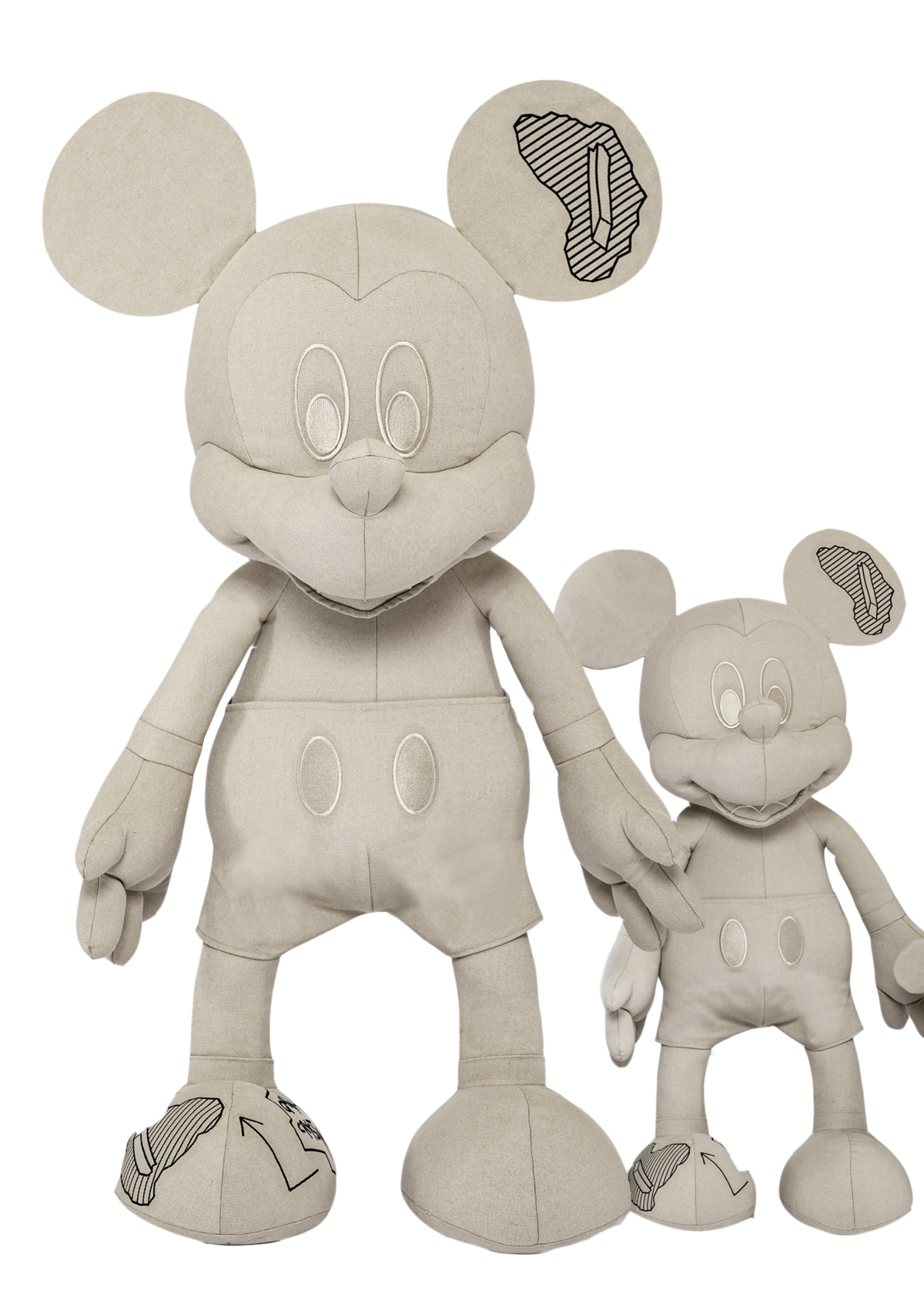 DANIEL ARSHAM X DISNEY X APPORTFOLIO MICKEY MOUSE PLUSH - THE PENTHOUSE THEORY DISNEY
