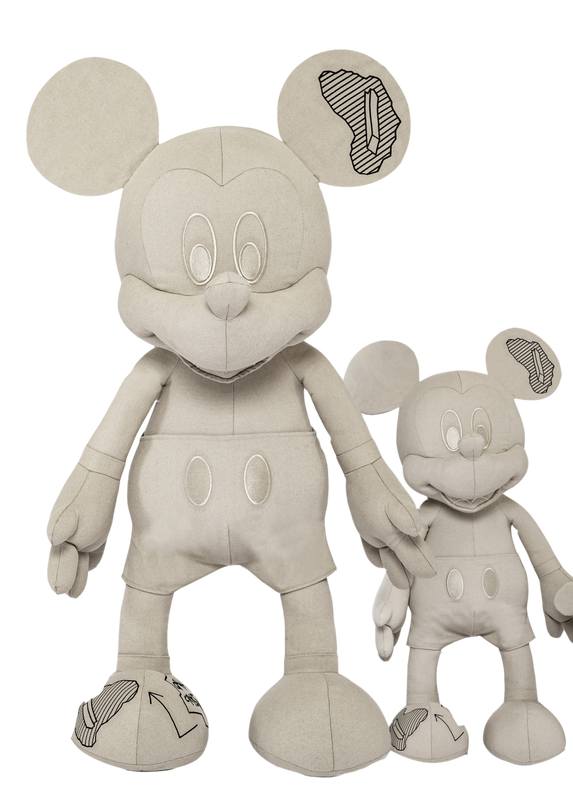 DANIEL ARSHAM X DISNEY X APPORTFOLIO MICKEY MOUSE PLUSH - THE PENTHOUSE THEORY DISNEY