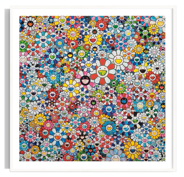 MURAKAMI FLOWER WALL FRAME - THE PENTHOUSE THEORY MURAKAMI