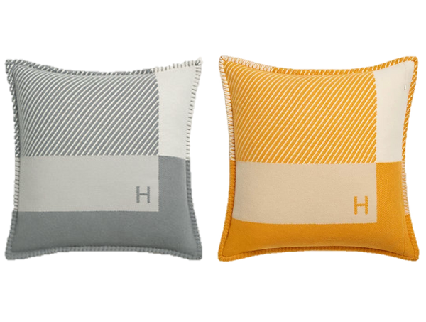 HERMES WOOL RIVIERA THROW PILLOW 2.0