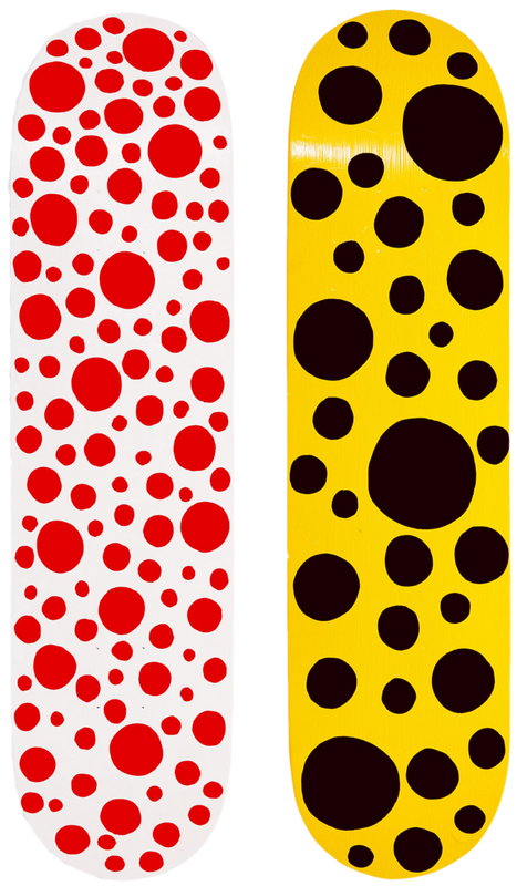 YAYOI KUSAMA SKATEBOARD DECK - THE PENTHOUSE THEORY YAYOI KUSAMA